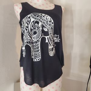 NWOT Flowy Elephant Tank